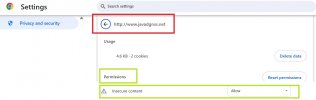 RAMS via HTTP in Chrome security setting.jpg
